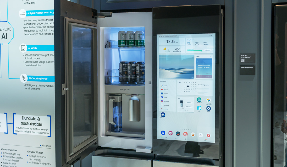 Samsung Smart Refrigerator Interface